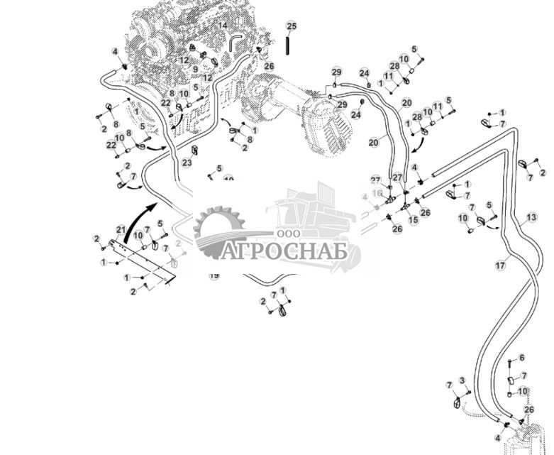 Трубопроводы охлаждения жидкости для очистки дизельных выхлопных газов - ST868849 1117.jpg
